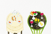 Birthday, breakfast watercolor, a Food Illustration by Eomoiart (Thumbnail 9 of 9)