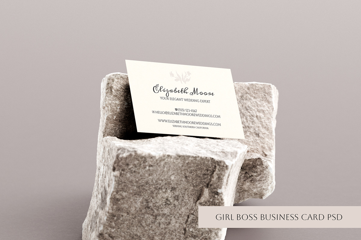 Wedding Planner Business Card, a Business Card Template by Bloomart Studio (Photo 1 of 3)