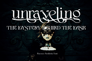 Rococo Aesthetic - Elegant Font, a Script Font by 177Studio (Thumbnail 5 of 8)