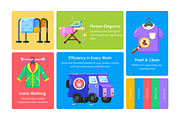 Animated Laundry Flat Icons, a Duotone Icon by Prosymbols (Thumbnail 4 of 9)