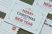 Holiday And New Year Postcard, a Stationery Template by MightyDesign (Thumbnail 5 of 8)
