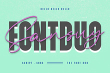 Sansuy Font Duo Script Sans Typeface