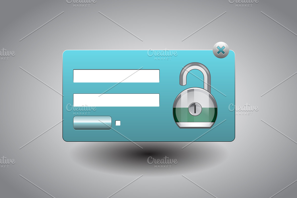 Modern window login form, a Templates & Theme by Sunny (Photo 2 of 2)