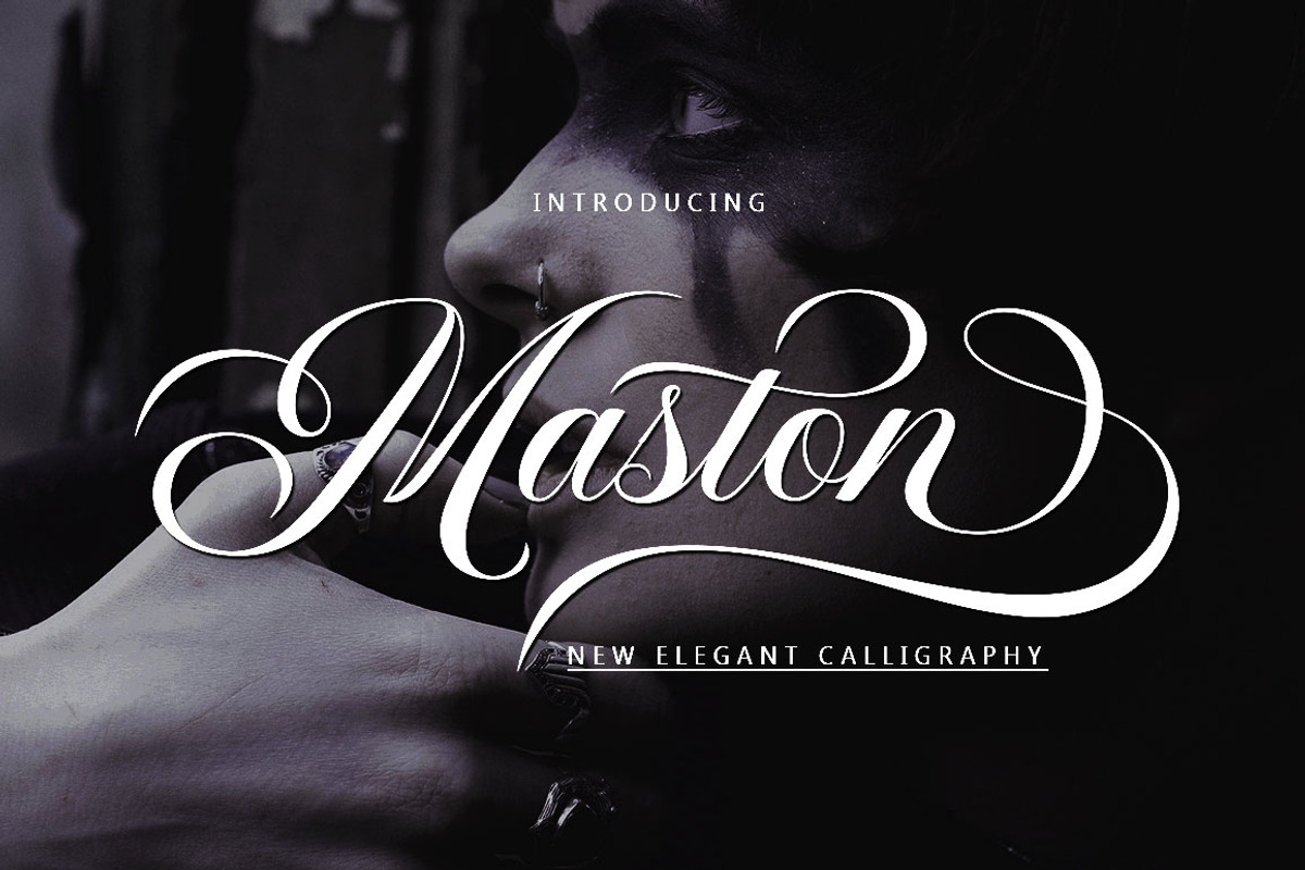 Maston, a Script Font by Mastertype (Photo 15 of 15)