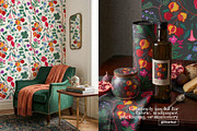 Spanish Botanical Floral Pattern, a Pattern Graphic by likorbut (Thumbnail 7 of 12)