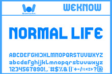 Normal Life font