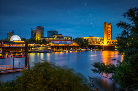 Tower Bridge and Sacramento River in, an Architecture Photo by Nick Fox