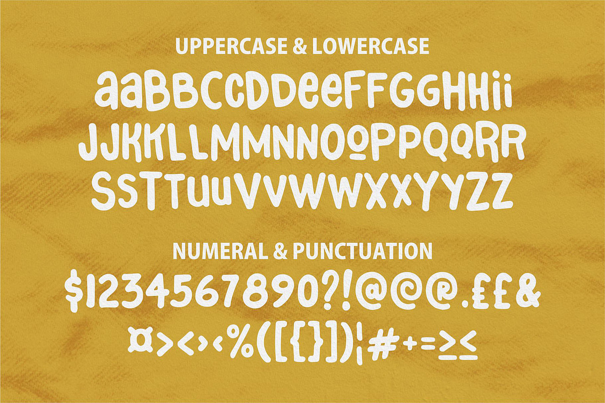 Cholo Rhita - Kids Display Font, a Script Font by HanzelSpace Studio (Photo 7 of 7)