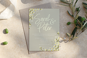 Grey Daisies Wedding Invite Suite, an Invitation Template by R Whitehurst Design (Thumbnail 5 of 10)