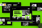 Workforce Management - Business GSL, a Presentation Template by Deepslide Studio (Thumbnail 1 of 6)