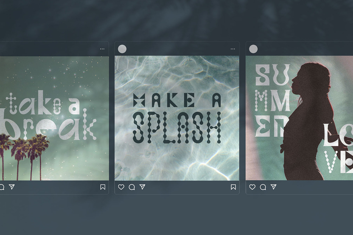 Zodiac - 4 Retro Display Fonts, a Sans Serif Font by Anugraha Design (Photo 3 of 8)