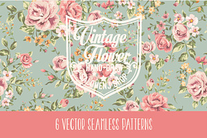 Vintage Seamless Patterns Vol.1