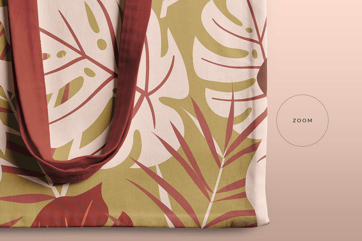 Reusable Cotton Tote Bag Mockup, a Product Mockup by Designertale (Photo 4 of 9)