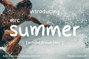 MRC Summer, a Handwritten Font by Michèle's Creative Space