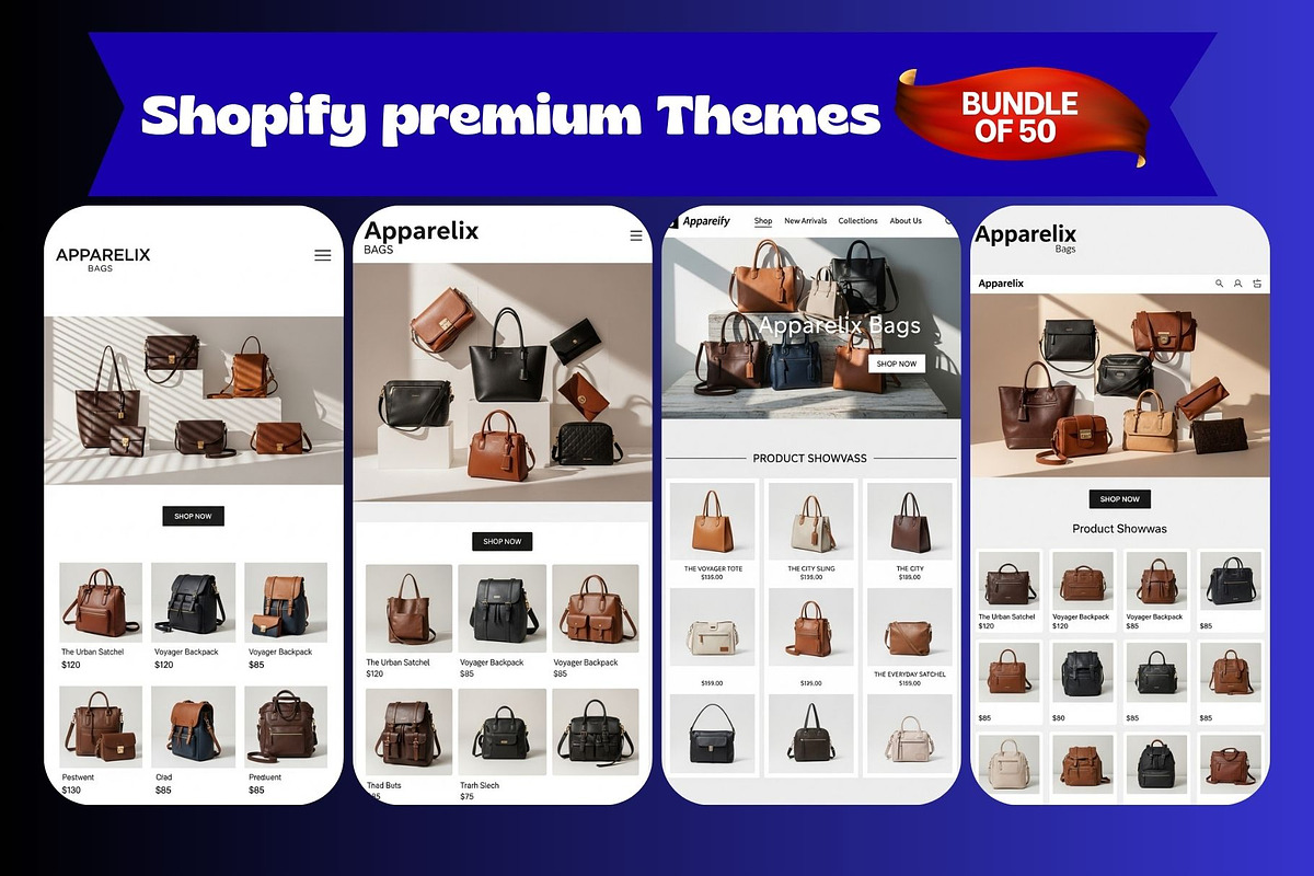 50 Modern E‑Commerce SHOPIFY THEMES, a Shopify Template by Crox Studio | Digital (Photo 27 of 59)