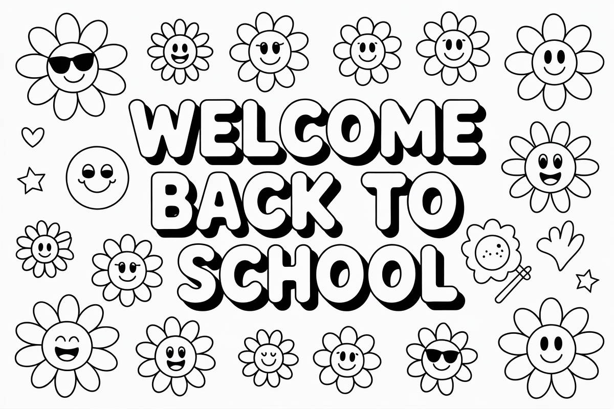 Back to School Coloring Pages design, an Illustration by Amazin_art (Photo 11 of 13)