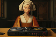 Renaissance DJs. 30 images, a Person Illustration by Handmadefont (Thumbnail 6 of 10)