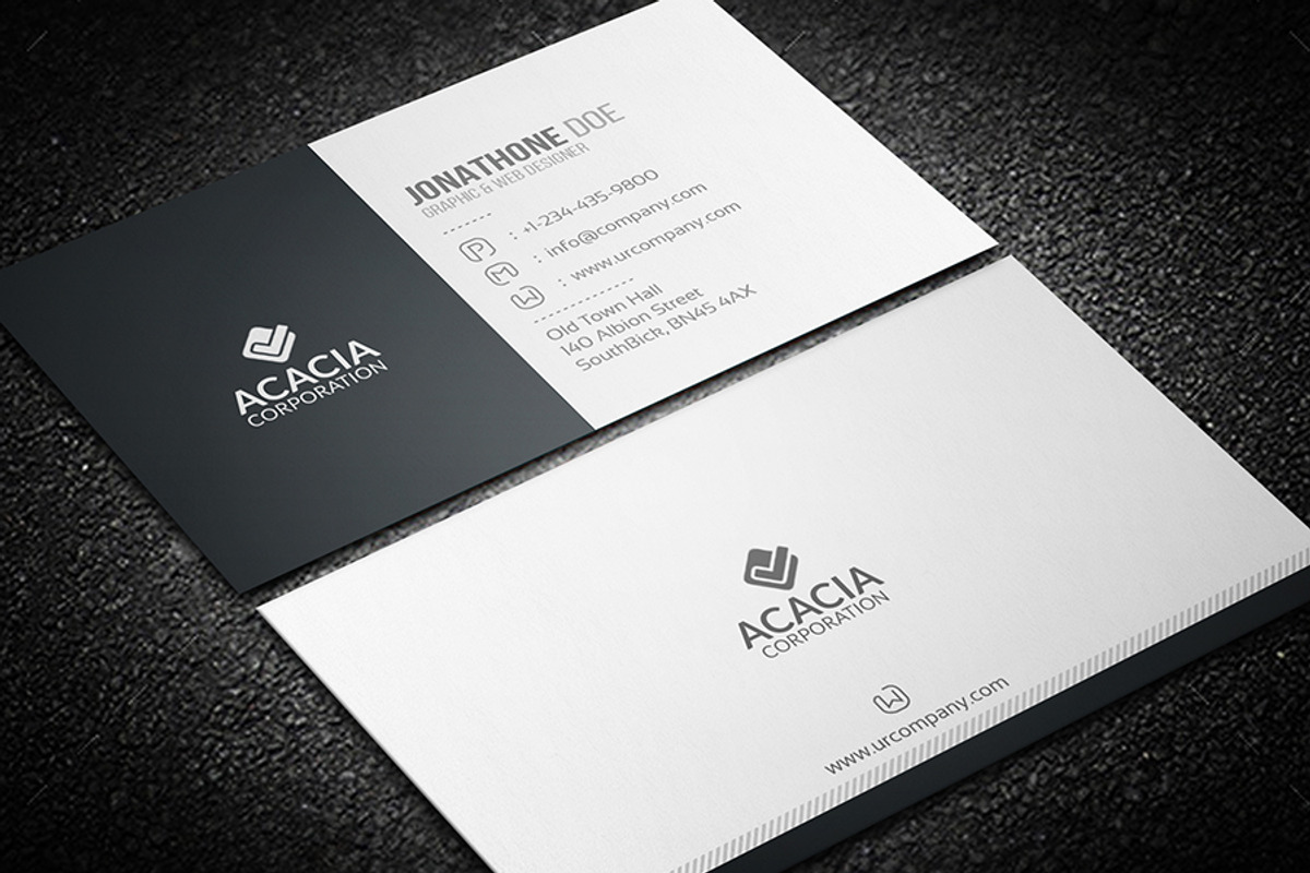Creative and Simple Business Card, a Business Card Template by DesignGhar (Photo 4 of 6)