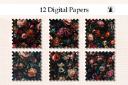 Baroque Flowers Seamless Pattern, a Pattern Graphic by Pawsitively Aesthetic (Thumbnail 2 of 3)