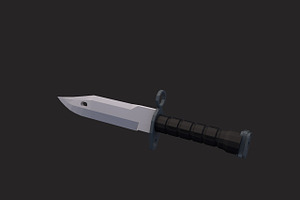 Low Poly M9 Bayonet