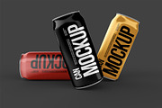 Soda Can Mockup Set, a Cups & Container Mockup by dpi (Thumbnail 9 of 20)