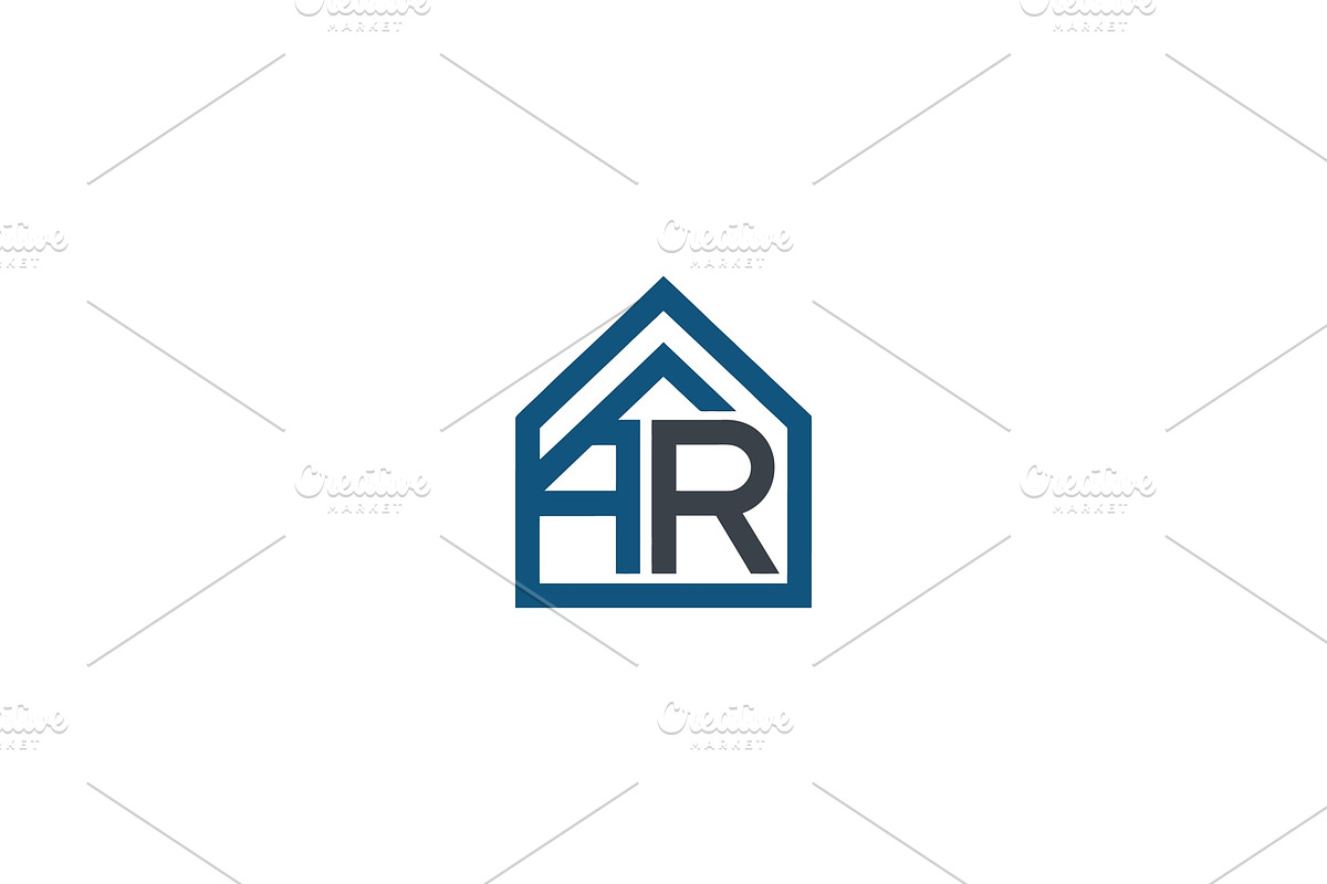 Modern AR House Letter Logo, a Branding & Logo Template by Vectorium Studio (Photo 2 of 2)