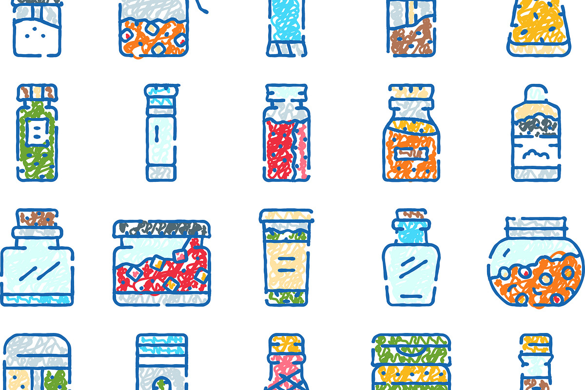 Spice container collection line, an Object Graphic by pikepicture (Photo 3 of 3)
