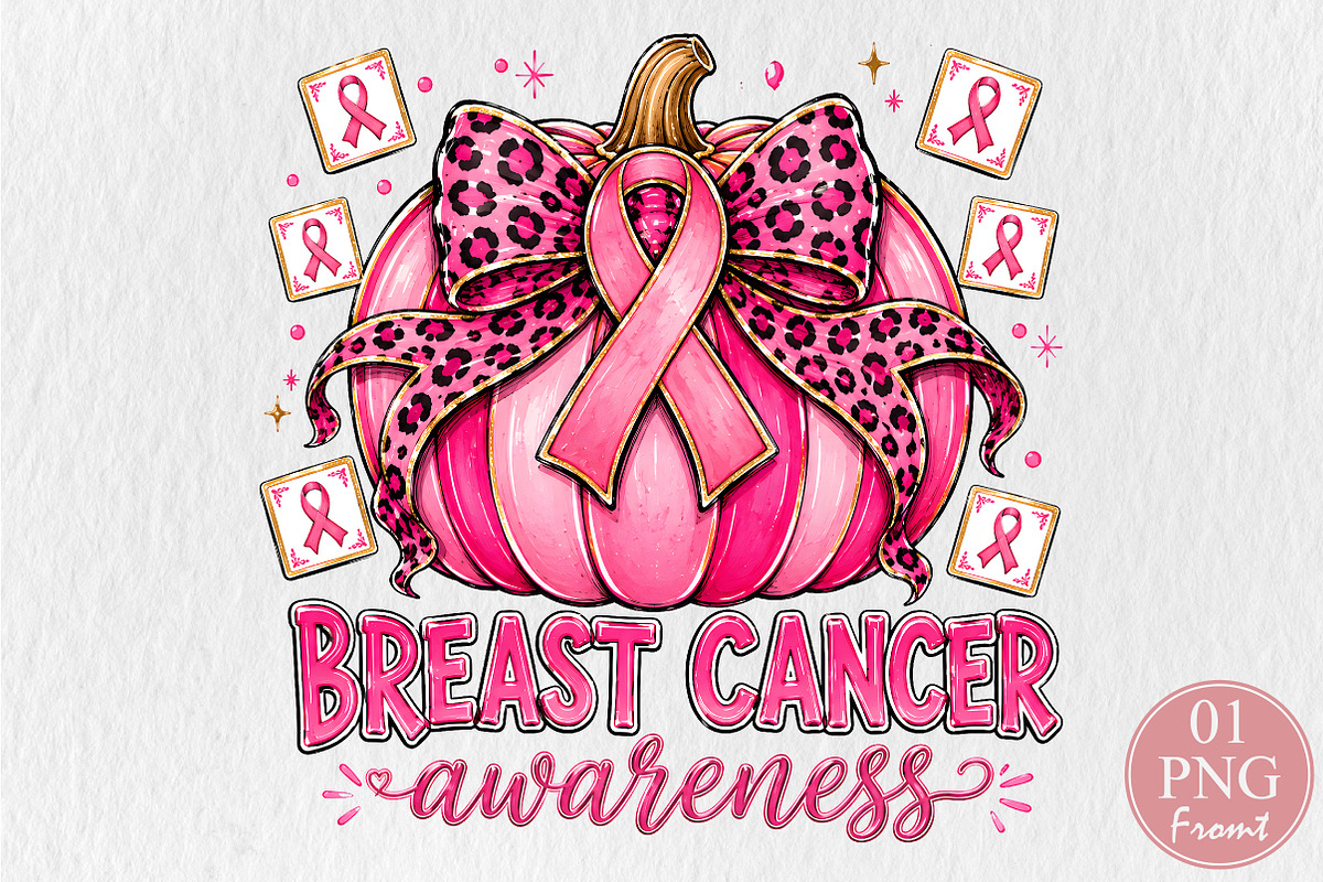 Breast Cancer Awareness PNG, a Seasonal Illustration by Rose Art (Photo 1 of 4)
