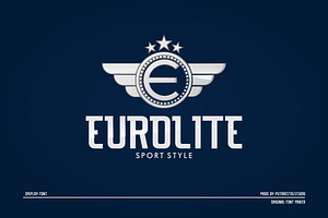 EUROLITE Sport Font + BONUS, a Font by PutraCetol Studio