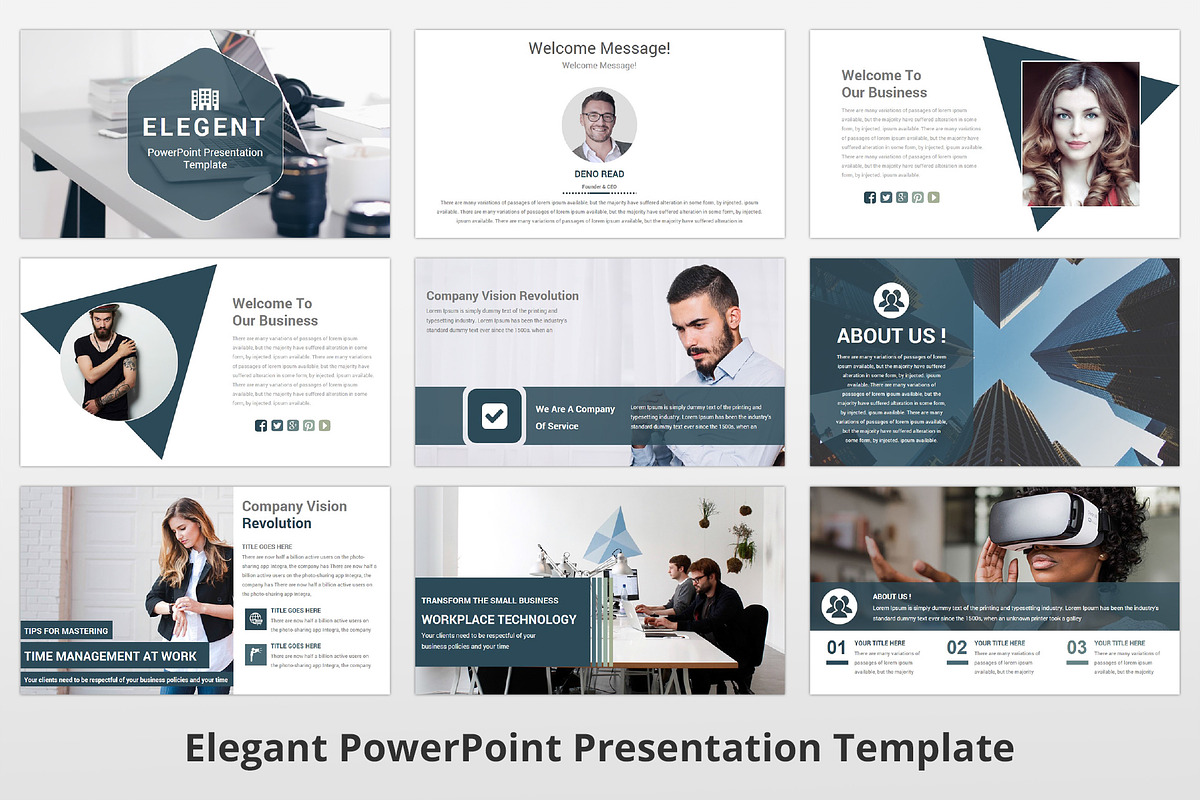 Elegant PowerPoint Template, a Presentation Template by GraphicStan (Photo 4 of 21)