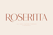 Roseritta - Ligature Serif, a Serif Font by BrandSemut (Thumbnail 1 of 11)