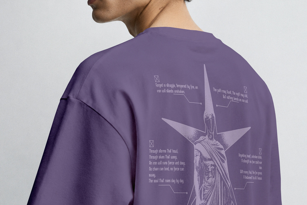 T-Shirt Back Mockup PSD - Male Model, a Shirt Mockup by Rymden_Fl (Photo 4 of 6)