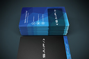 Flat Polygon Business Card, a Business Card Template by Saif71 - Shop (Thumbnail 3 of 5)