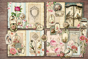 Shabby Chic Scrapbook Kit