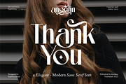 Angelin - Modern Sans Serif Font, a Sans Serif Font by Keithzo (Thumbnail 9 of 9)