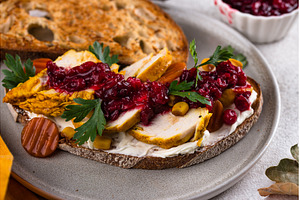 Leftover Thanksgiving day sandwich, a Food & Drink Photo by Yulia Furman