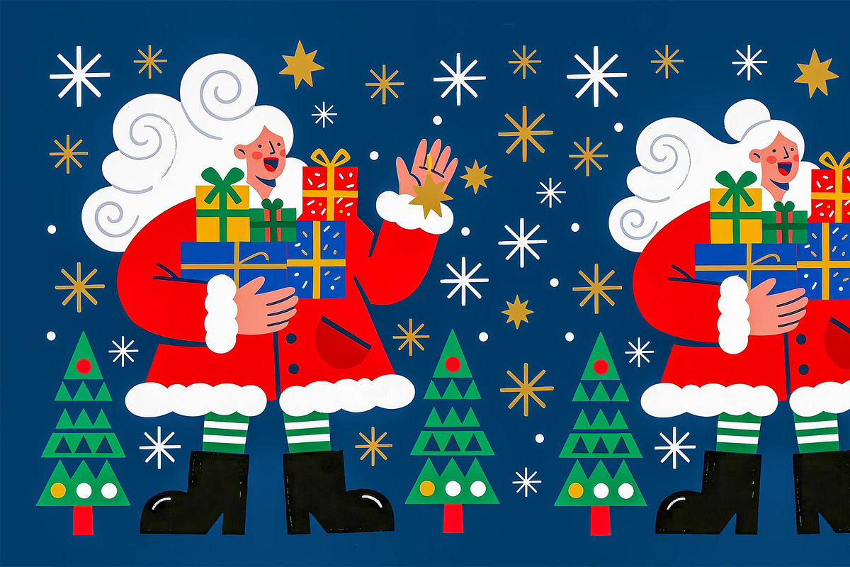 Festive Holiday Character, a Seasonal Illustration by StockVerse Creative (Photo 4 of 4)