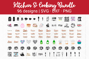 Kitchen and Cooking SVG Bundle