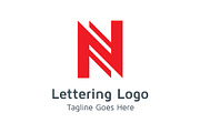 20 Logo Lettering N Template Bundle, a Branding & Logo Template by Acongraphic (Thumbnail 17 of 21)