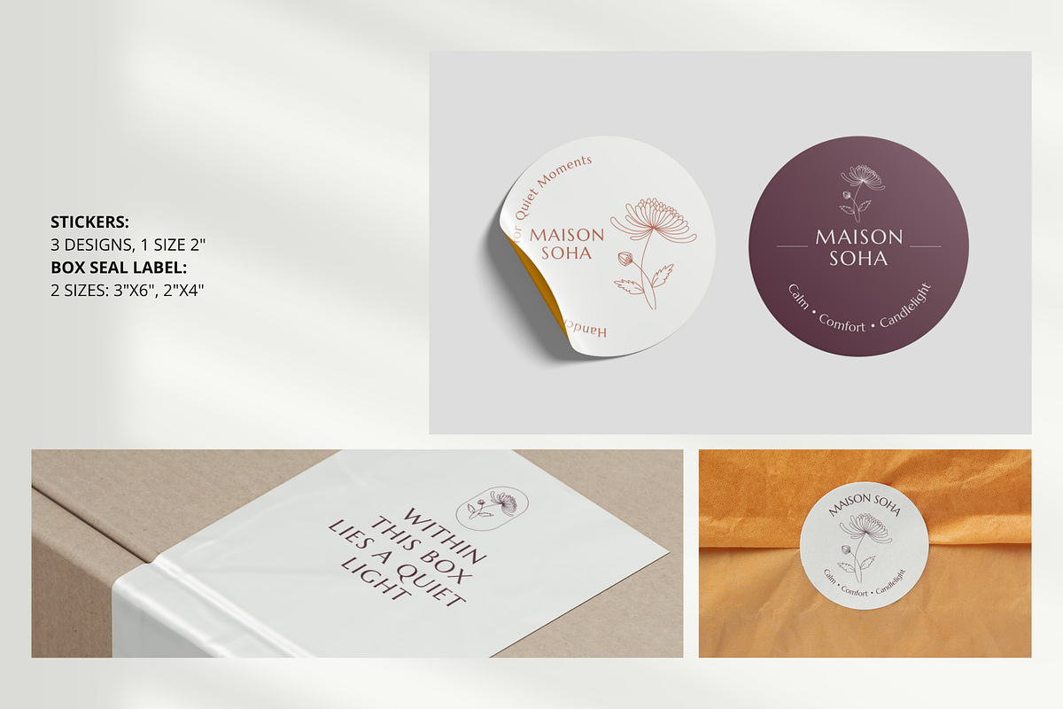 Minimalist Candle Branding Kit preview 4