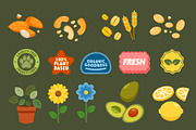 Vegan Cafe Illustrations, a Food Illustration by ThePixelLibrary (Thumbnail 3 of 8)