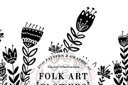 Folk Art Flowers, a Pattern Graphic by Arie Clares (Thumbnail 10 of 11)
