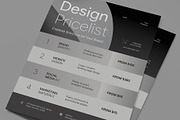 Design Price List Flyer, a Flyer Template by graphicook (Thumbnail 2 of 3)