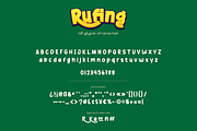Rufing, a Sans Serif Font by twinstd (Thumbnail 11 of 11)