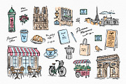Parisian Moments Illustrations, an Object Illustration by Redchocolate (Thumbnail 3 of 8)