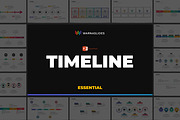 Timeline PowerPoint Templates, a Presentation Template by Warna Works (Thumbnail 2 of 24)