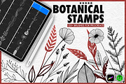 137 Botanical Stamps For Procreate, a Brush Add-On by Nuclear Brushes (Thumbnail 1 of 10)