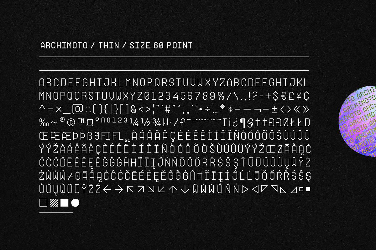 Archimoto, a Sans Serif Font by OWL KING (Photo 2 of 9)