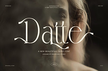 Datte Elegant Serif Display Font