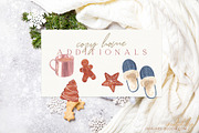 Christmas Watercolor Festive Clipart, an Animal Illustration by January Bloom (Thumbnail 12 of 32)